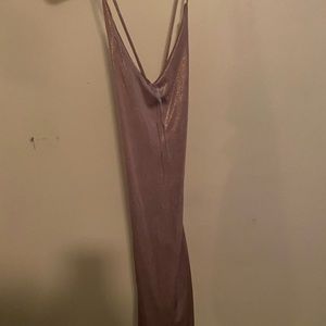 Pink champagne club dress